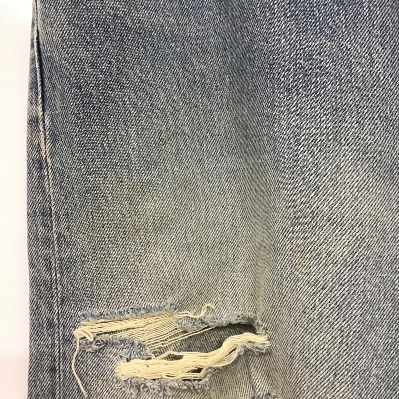 リーバイストラウスアンドコー Levi Strauss & co. パンツ デニム、ジーンズ デニムパンツ ワイドパンツ カジュアルパンツ 31インチ ダメージ加工 インディゴ / インディゴ / Indigo メンズ USED 古着 中古 10162767