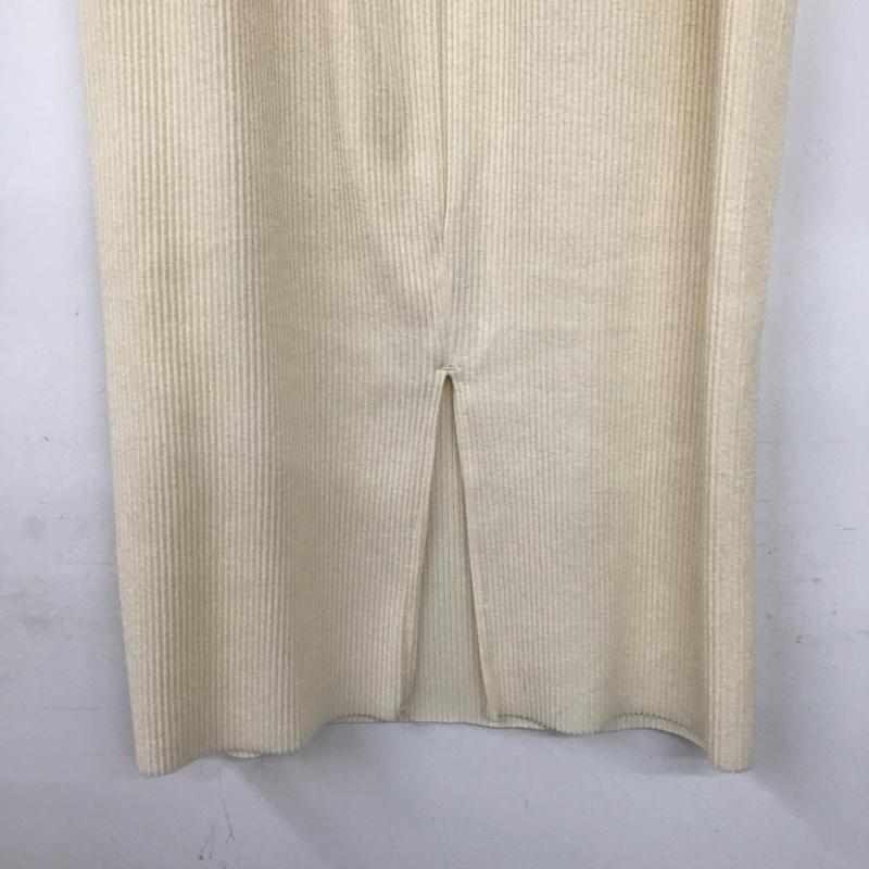ディスコート Discoat スカート ロングスカート S 無地 オフホワイト / オフホワイト / レディース USED 古着 中古 10162772