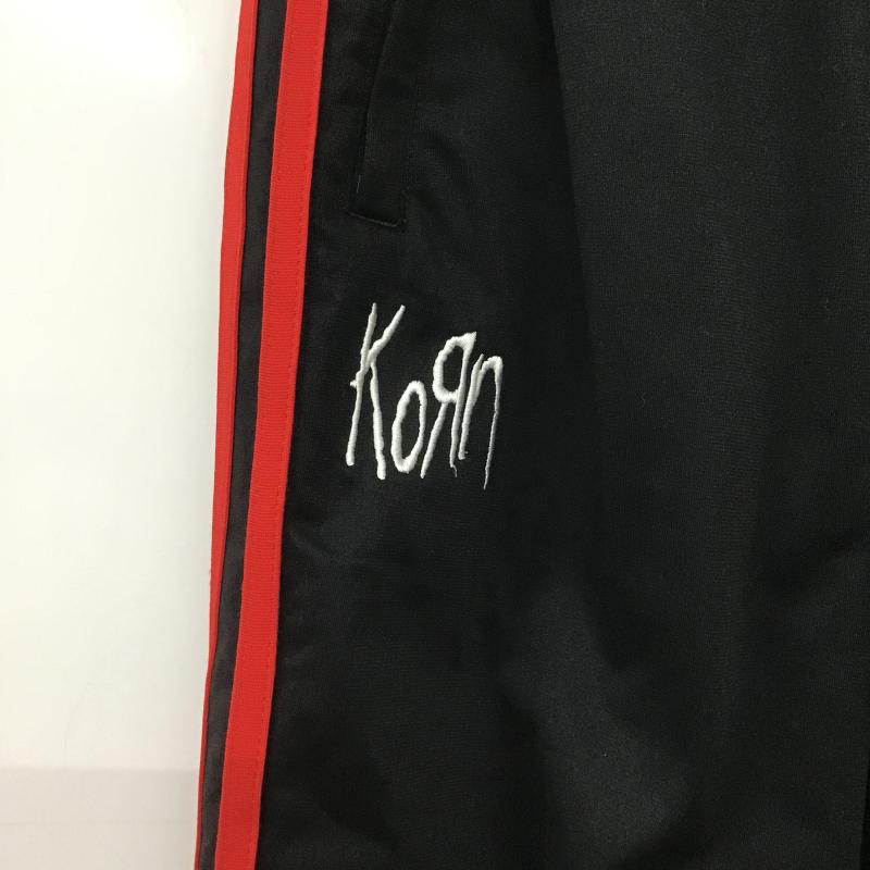 アディダス adidas パンツ ワークパンツ、ペインターパンツ jg1340 アディダス コーン トラックパンツ XS ロゴ、文字 黒 / ブラック / black メンズ USED 古着 中古 10162773