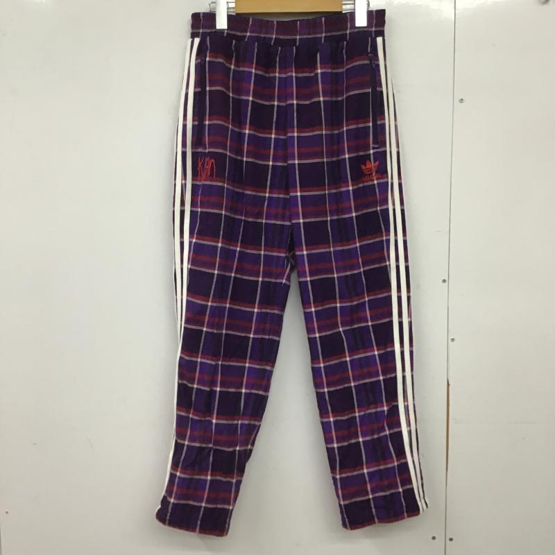 アディダス adidas パンツ ワークパンツ、ペインターパンツ jg1340 アディダス コーン トラックパンツ XS ロゴ、文字 黒 / ブラック / black メンズ USED 古着 中古 10162773