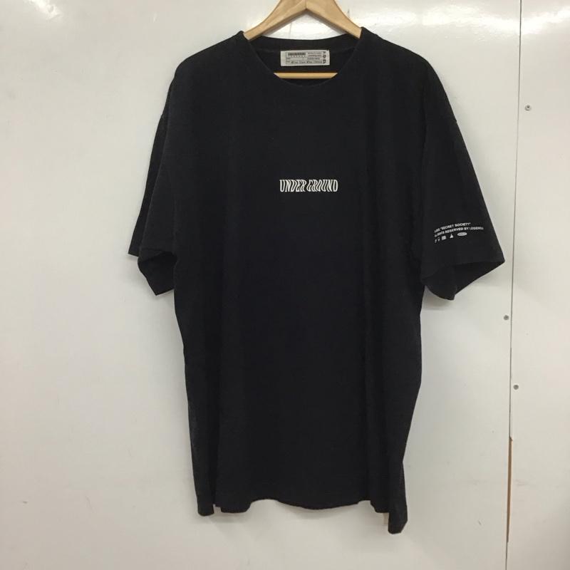 レジェンダ LEGENDA Tシャツ 半袖 半袖カットソー プリントTシャツ クルーネックカットソー FREE ロゴ、文字 黒 / ブラック /  メンズ USED 古着 中古 10133227