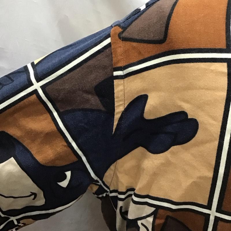 カステルバジャック CASTELBAJAC シャツ、ブラウス 長袖 ボタンダウン 90年代 M 総柄 マルチカラー / マルチカラー /  メンズ USED 古着 中古 10122597