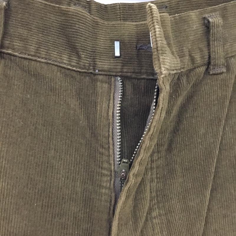ポートバイアーク PORT BY ARK パンツ ワークパンツ、ペインターパンツ コーデュロイパンツ ワイドパンツ ストレートパンツ カジュアルパンツ 1 無地 茶 / ブラウン /  メンズ USED 古着 中古 10120784