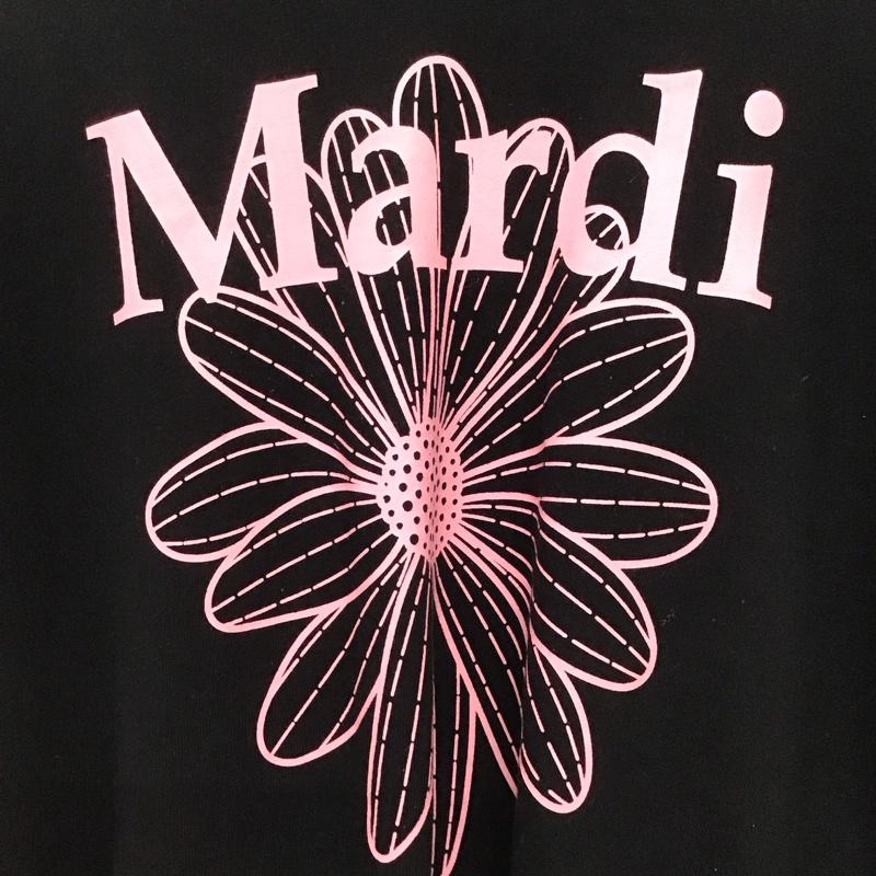 マルディメクルディ MARDI MERCREDI トレーナー 長袖 スウェット プリント 黒 / ブラック /  レディース USED 古着 中古 10133642