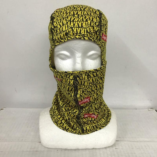 シュプリーム Supreme ファッション小物 ファッション小物 22AW 22FW IRAK light weight Balaclava バラクラバ 目出し帽 総柄 黒 / ブラック / X 黄 / イエロー /  メンズ USED 古着 中古 10123001