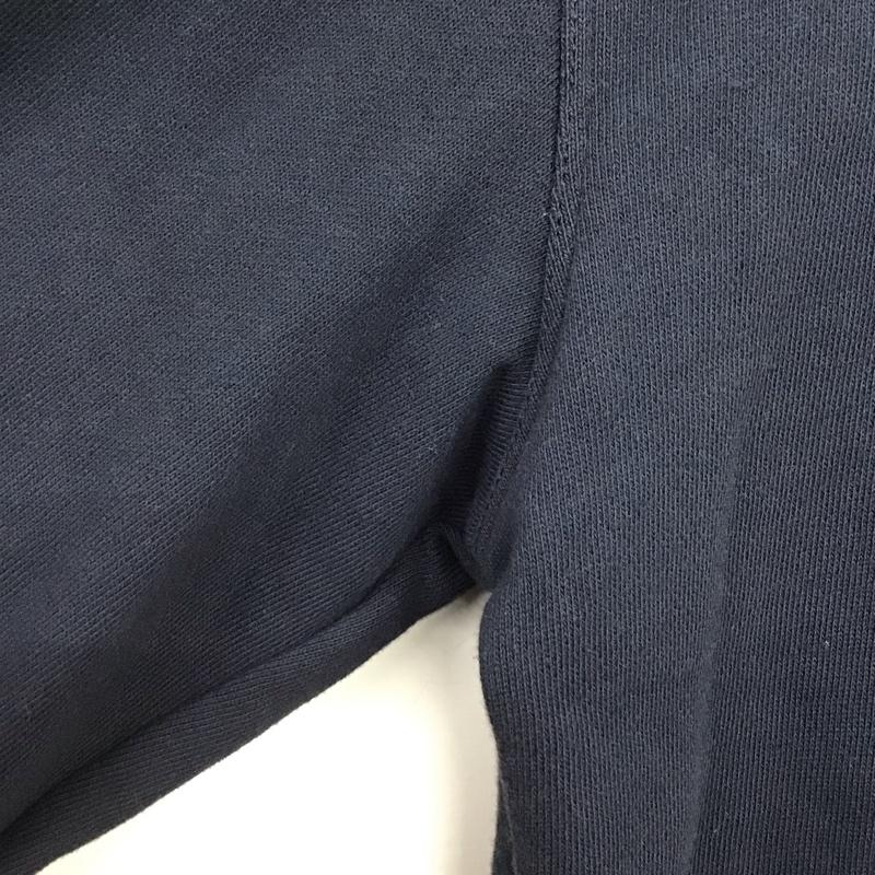 ビーミングライフストアバイビームス B:MING LIFESTORE by BEAMS トレーナー 七分袖 スウェット 裏毛 XL プリント 紺 / ネイビー /  メンズ USED 古着 中古 10146355