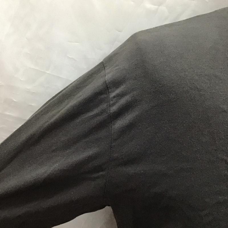 クオドロ quadro シャツ、ブラウス 長袖 長袖シャツ ノーカラーシャツ カジュアルシャツ 3 無地 黒 / ブラック /  メンズ USED 古着 中古 10116200