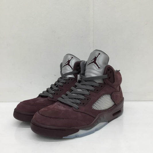 ナイキ NIKE スニーカー スニーカー DZ4131-600 Nike Air Jordan 5 Retro SE Burgundy ナイキ エアジョーダン5 レトロ SE バーガンディ 27.0cm ロゴ、文字 灰 / グレー / X えんじ / ワインレッド /  メンズ USED 古着 中古 10122746