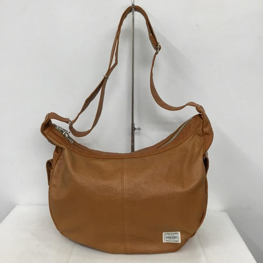 ポーター PORTER ショルダーバッグ ショルダーバッグ FREE STYLE ロゴ、文字 キャメル / キャメル /  メンズ USED 古着 中古 10136353