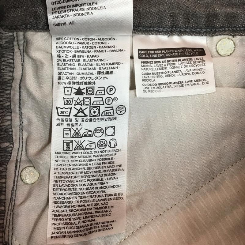 リーバイス Levi s パンツ デニム、ジーンズ W24/61cm 無地 灰 / グレー /  レディース USED 古着 中古 10121928