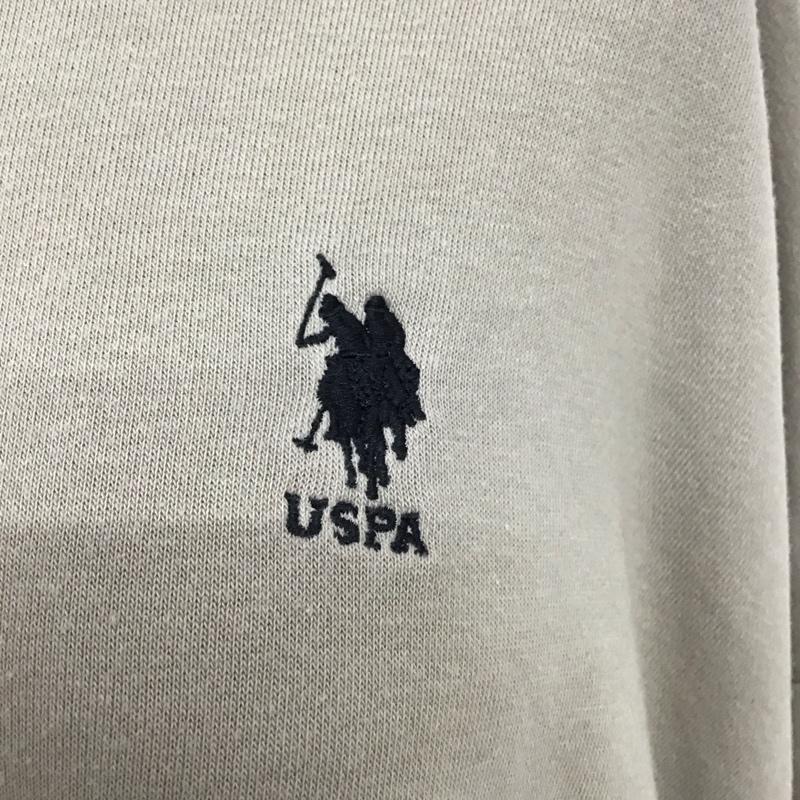 ユーエスポロアッスン U.S.POLO ASSN. トレーナー 長袖 PLL13323CG スウェット FREE ワンポイント ベージュ / ベージュ /  レディース USED 古着 中古 10116201