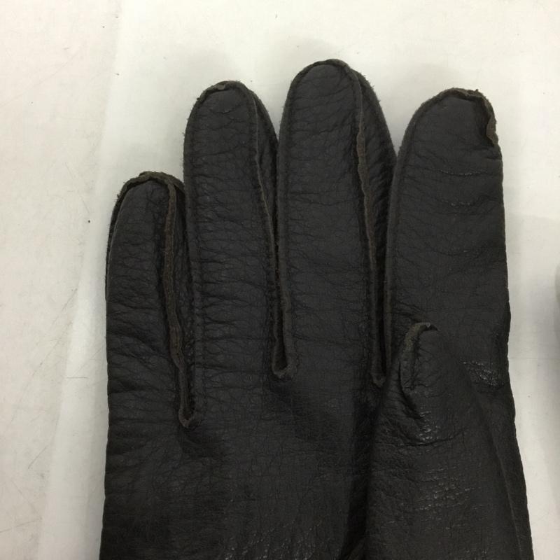 ダンヒル DUNHILL ファッション小物 手袋 レザー 無地 茶 / ブラウン /  メンズ USED 古着 中古 10142727