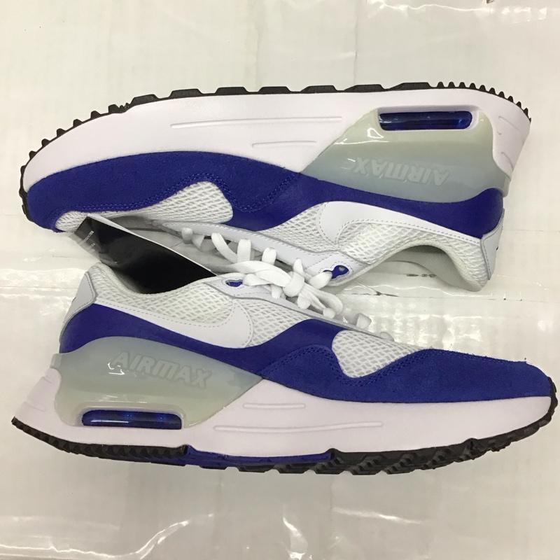 ナイキ NIKE スニーカー スニーカー DM9537-400 AIR MAX SYSTM 27.5cm 27.5cm ロゴ、文字 白 / ホワイト / X 青 / ブルー /  メンズ USED 古着 中古 10117933