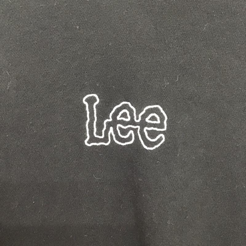 リー Lee トレーナー 長袖 長袖トレーナー スウェット プルオーバー L ロゴ、文字 黒 / ブラック /  レディース USED 古着 中古 10136443