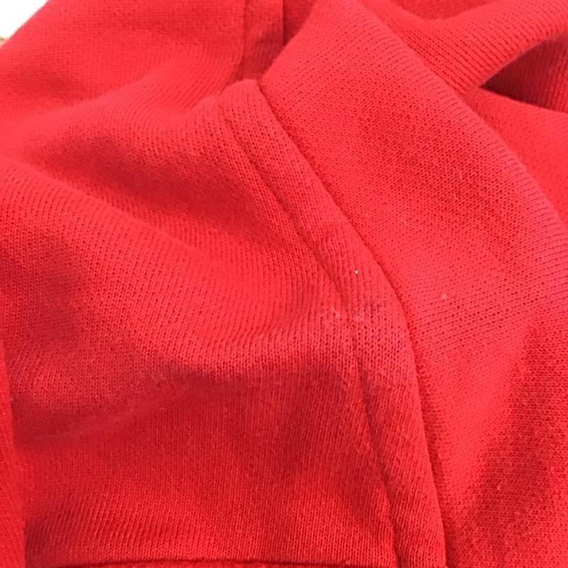 ギャップ GAP パーカー 長袖 90年代 USA製 スウェット 裏起毛 M ロゴ、文字 赤 / レッド /  メンズ USED 古着 中古 10112225