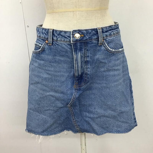 ザラ ZARA スカート ミニスカート デニムスカート ミニスカート カジュアルスカート S 無地 インディゴ / インディゴ /  レディース USED 古着 中古 10117949