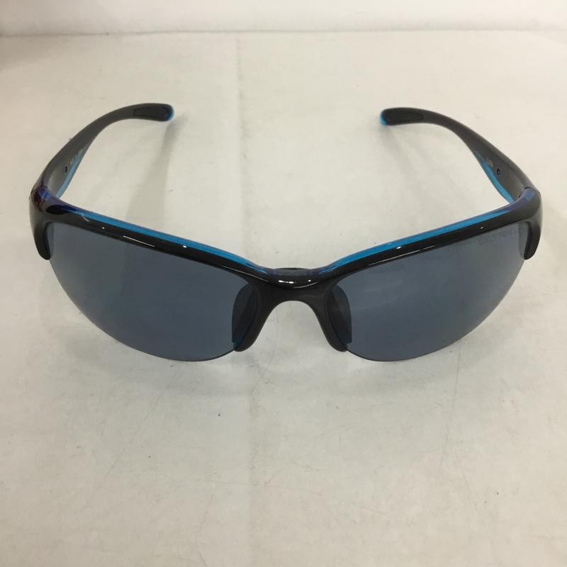 スワンズ Swans めがね・サングラス サングラス LN-0067 LUNA ULTRA LENS for GOLFモデル スポーツサングラス 箱有 ロゴ、文字 黒 / ブラック / X 青 / ブルー /  メンズ USED 古着 中古 10141100