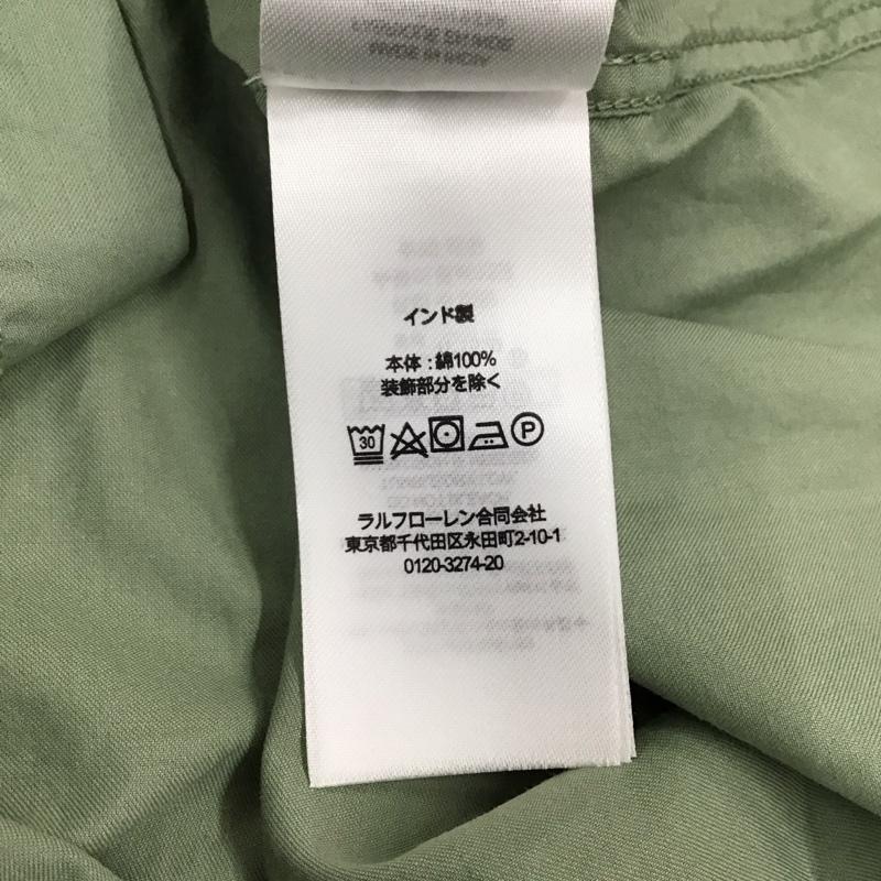 ポロバイラルフローレン Polo by RALPH LAUREN シャツ、ブラウス 長袖 XS 無地 薄緑 / ライトグリーン /  メンズ USED 古着 中古 10122018