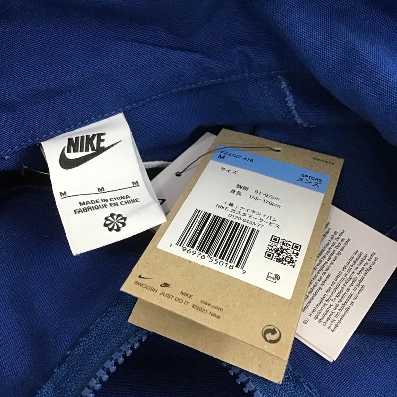 ナイキ NIKE ジャケット、上着 ジャンパー、ブルゾン fz4727-476 WRキャンバスNCPSフーディジャケット カジュアルジャケット プルオーバー M ロゴ、文字 青 / ブルー /  メンズ USED 古着 中古 10112098