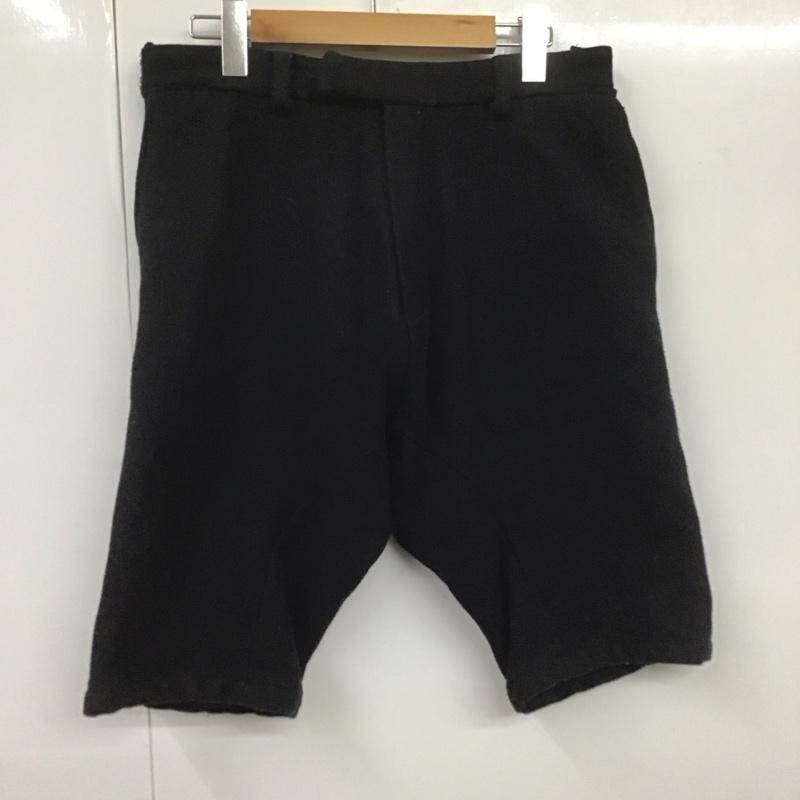 ラフシモンズ RAF SIMONS パンツ ショートパンツ ショートパンツ ハーフパンツ カジュアルパンツ 48 無地 黒 / ブラック /  メンズ USED 古着 中古 10106562