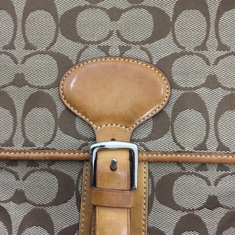 コーチ COACH ショルダーバッグ ショルダーバッグ 6079 シグネチャー 総柄 ベージュ / ベージュ /  レディース USED 古着 中古 10147449