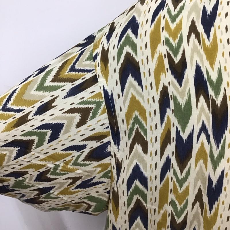 古着 USED シャツ、ブラウス 半袖 LUCKY FIELD オープンカラーシャツ 開襟 レーヨン FREE 総柄 マルチカラー / マルチカラー /  メンズ USED 古着 中古 10116810