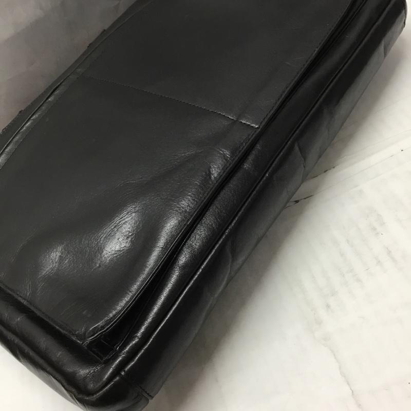 ポーター PORTER ブリーフケース、書類かばん ブリーフケース、書類かばん レザー ビジネスバッグ ロゴ、文字 黒 / ブラック /  メンズ USED 古着 中古 10113719