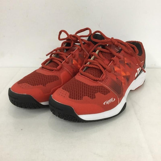 ヨネックス YONEX スニーカー スニーカー SHTSWGC テニスシューズ パワークッション ソニケージワイド GC 27cm 27.0cm ロゴ、文字 赤 / レッド / X 白 / ホワイト / X 黒 / ブラック /  メンズ USED 古着 中古 10142486