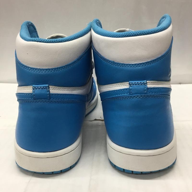 ナイキ NIKE スニーカー スニーカー 555088-117 AIR JORDAN 1 RETRO HIGH OG 29cm 29.0cm ロゴ、文字 白 / ホワイト / X 水色 / ライトブルー /  メンズ USED 古着 中古 10119890