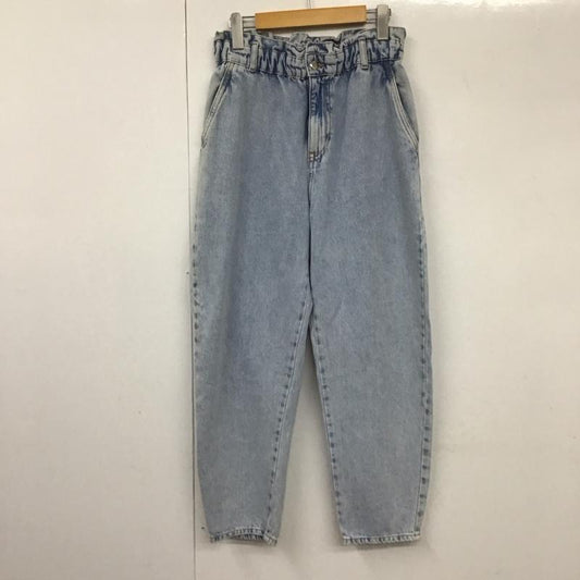 ザラ ZARA パンツ デニム、ジーンズ 38 無地 水色 / ライトブルー /  レディース USED 古着 中古 10130398