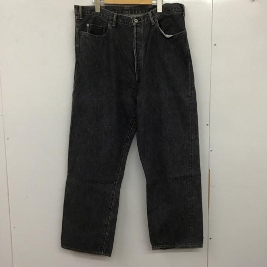 テンダーロイン TENDERLOIN パンツ デニム、ジーンズ デニムパンツ ワイドパンツ カジュアルパンツ 36 無地 黒 / ブラック /  メンズ USED 古着 中古 10139778