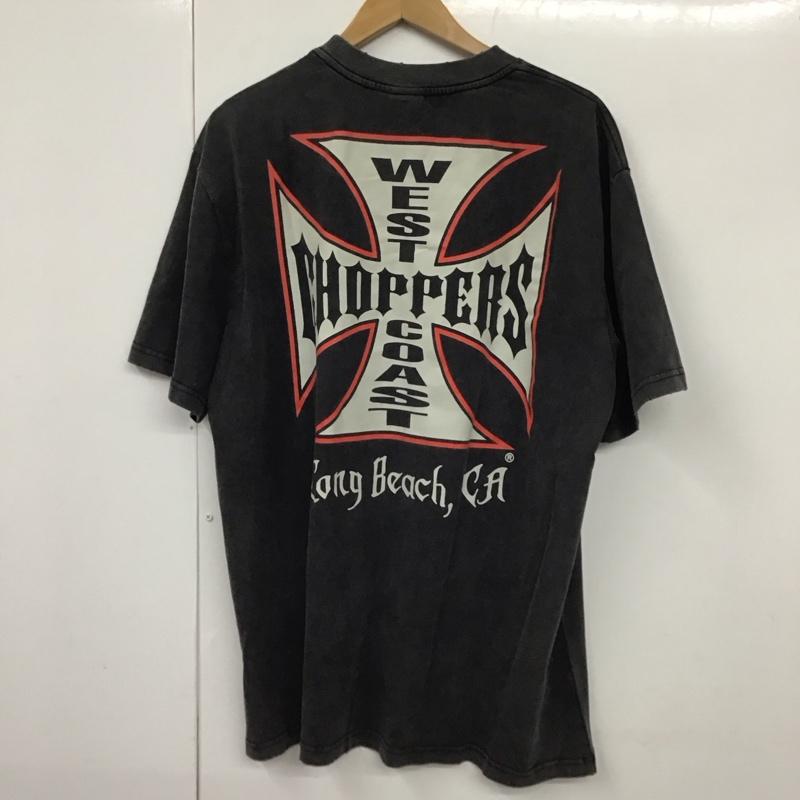 ウエストコーストチョッパーズ WEST COAST CHOPPERS Tシャツ 半袖 M プリント チャコールグレー / チャコールグレー /  メンズ USED 古着 中古 10130493
