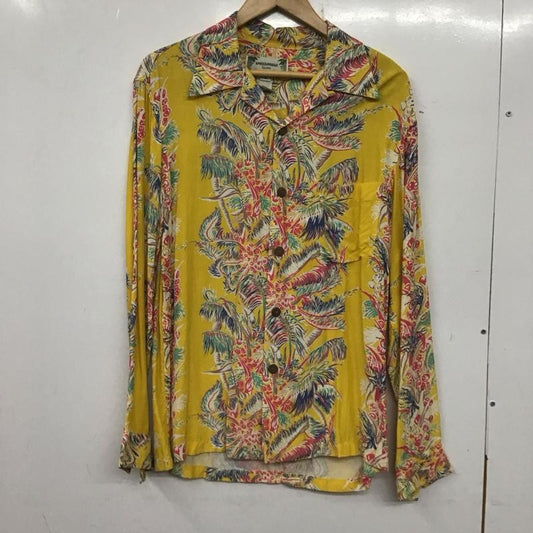 カメハメハ KAMEHAMEHA シャツ、ブラウス 長袖 長袖シャツ プリントシャツ カラーシャツ アロハシャツ S プリント マルチカラー / マルチカラー /  メンズ USED 古着 中古 10137476