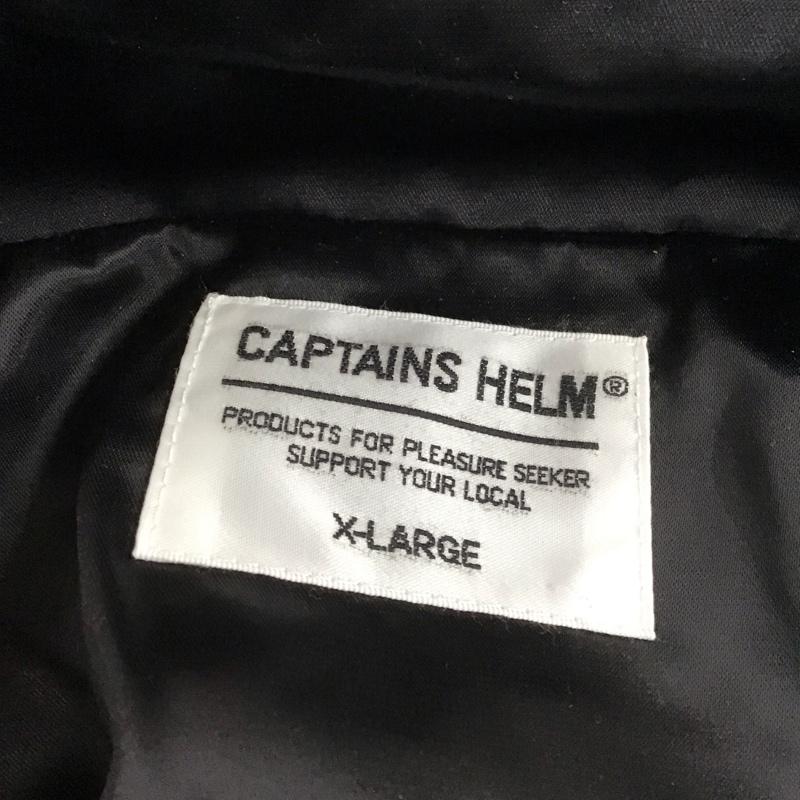 キャプテンズヘルム Captains Helm ジャケット、上着 ジャンパー、ブルゾン コーチジャケット XL 刺繍 黒 / ブラック /  メンズ USED 古着 中古 10106674