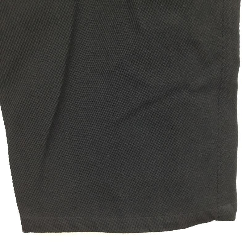 グラフペーパー Graphpaper パンツ ワークパンツ、ペインターパンツ gm203-40053 WOOLKERSEYBELTEDBAKERPANTS ワイドパンツ 2 無地 黒 / ブラック /  メンズ USED 古着 中古 10116606