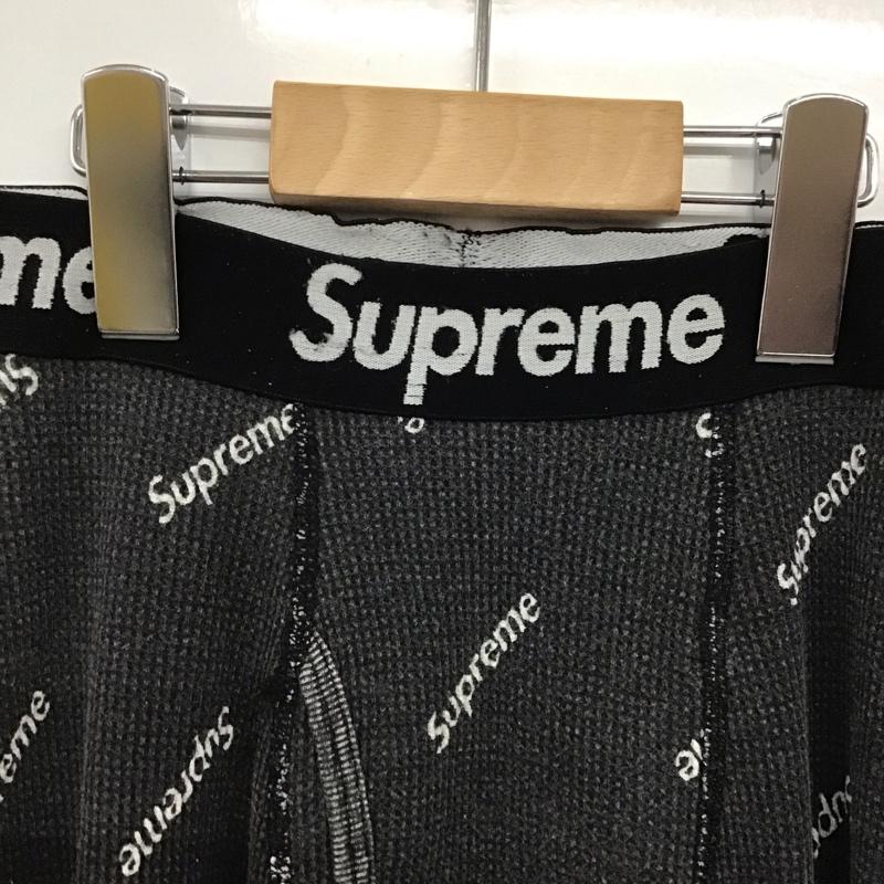 シュプリーム Supreme ボトムス ボトムス FW20 HanesThermalPant アンダーウェア S ロゴ、文字 黒 / ブラック /  メンズ USED 古着 中古 10143139