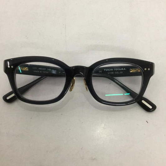 古着 USED めがね・サングラス めがね YUICHI TOYAMA U-146 無地 黒 / ブラック /  メンズ USED 古着 中古 10133931