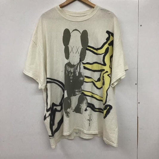 カクタスジャック Cactus Jack Tシャツ 半袖 半袖カットソー プリントTシャツ クルーネックカットソー XL プリント 白 / ホワイト /  メンズ USED 古着 中古 10134802