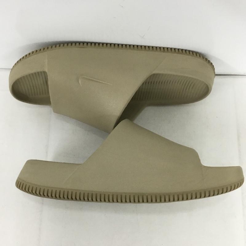 ナイキ NIKE サンダル サンダル FD4116 004 CALM SLIDE 箱有 ワンポイント ベージュ / ベージュ /  メンズ USED 古着 中古 10133909