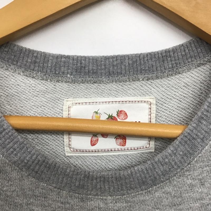 ピンクハウス PINK HOUSE トレーナー 長袖 無地 灰 / グレー /  レディース USED 古着 中古 10143382