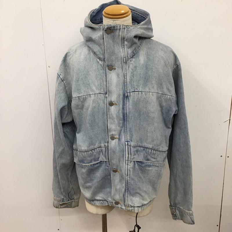 ミニマル mnml ジャケット、上着 ジャケット、ブレザー デニムジャケット パーカージャケット 長袖ジャケット ブルゾン XL 無地 インディゴ / インディゴ /  メンズ USED 古着 中古 10114700