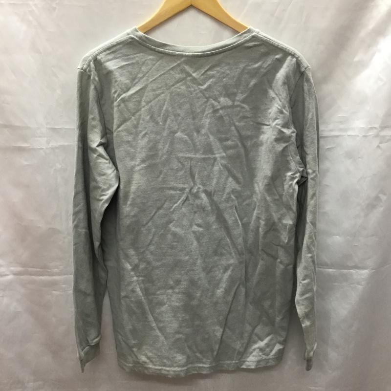 ドゥニーム Denime Tシャツ 長袖 M プリント 灰 / グレー /  メンズ USED 古着 中古 10110679