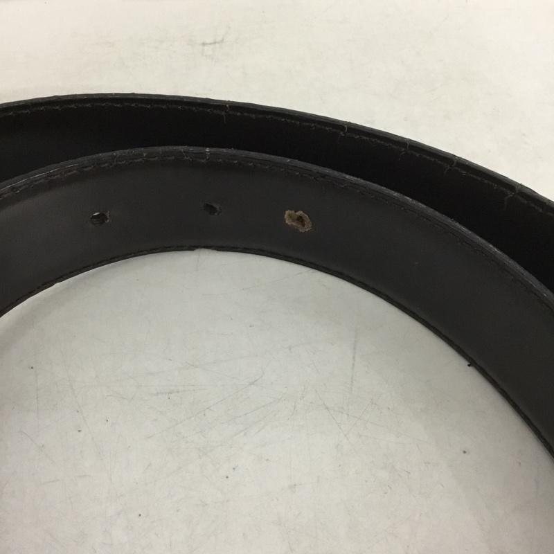 グッチ GUCCI ベルト・バックル ベルト 無地 黒 / ブラック /  メンズ USED 古着 中古 10138020