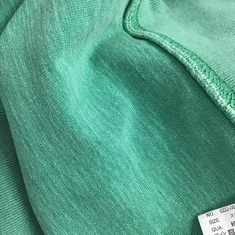 フルーツオブザルーム FRUIT OF THE LOOM Tシャツ 半袖 半袖カットソー 無地Tシャツ クルーネックカットソー XL 無地 緑 / グリーン /  メンズ USED 古着 中古 10131498