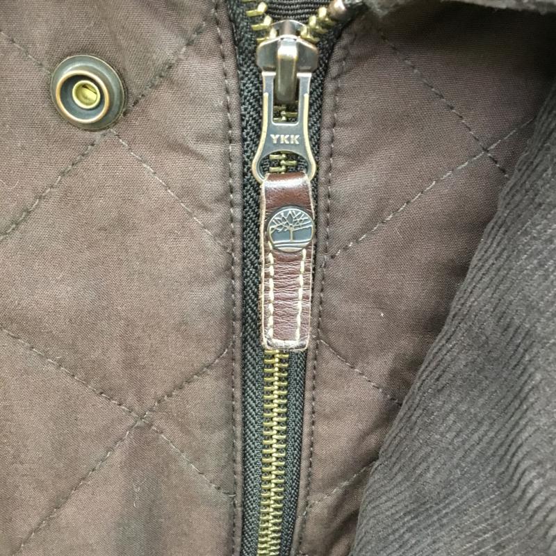 ティンバーランド Timberland ジャケット、上着 ジャケット、ブレザー Timberland × THE BRITISH MILLERAIN　オイルドキルティングジャケット XXL  茶 / ブラウン / X ダークブラウン / ダークブラウン /  メンズ USED 古着 中古 10123098