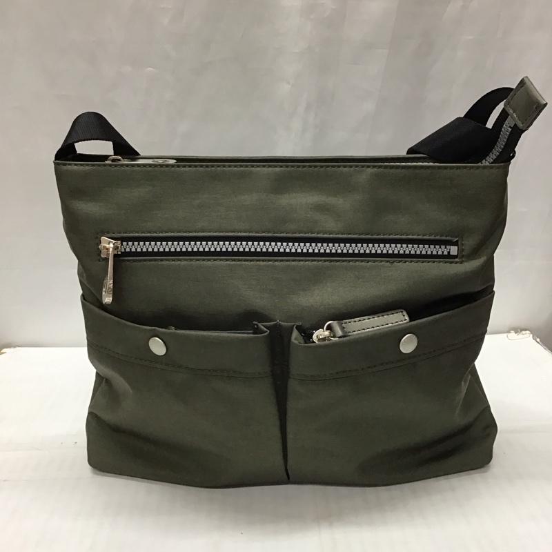 シャルルジョルダン CHARLES JOURDAN ショルダーバッグ ショルダーバッグ ロゴ、文字 カーキ / カーキ /  レディース USED 古着 中古 10115843