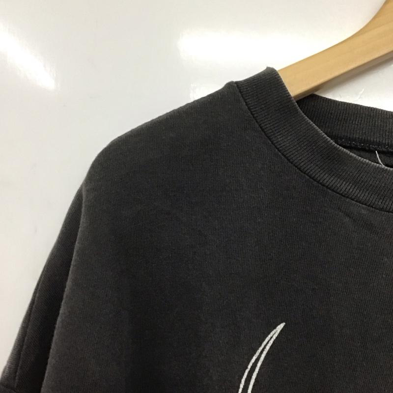古着 USED Tシャツ 半袖 半袖カットソー プリントTシャツ クルーネックカットソー ONE SIZE プリント ダークグレー / ダークグレー /  メンズ USED 古着 中古 10146717