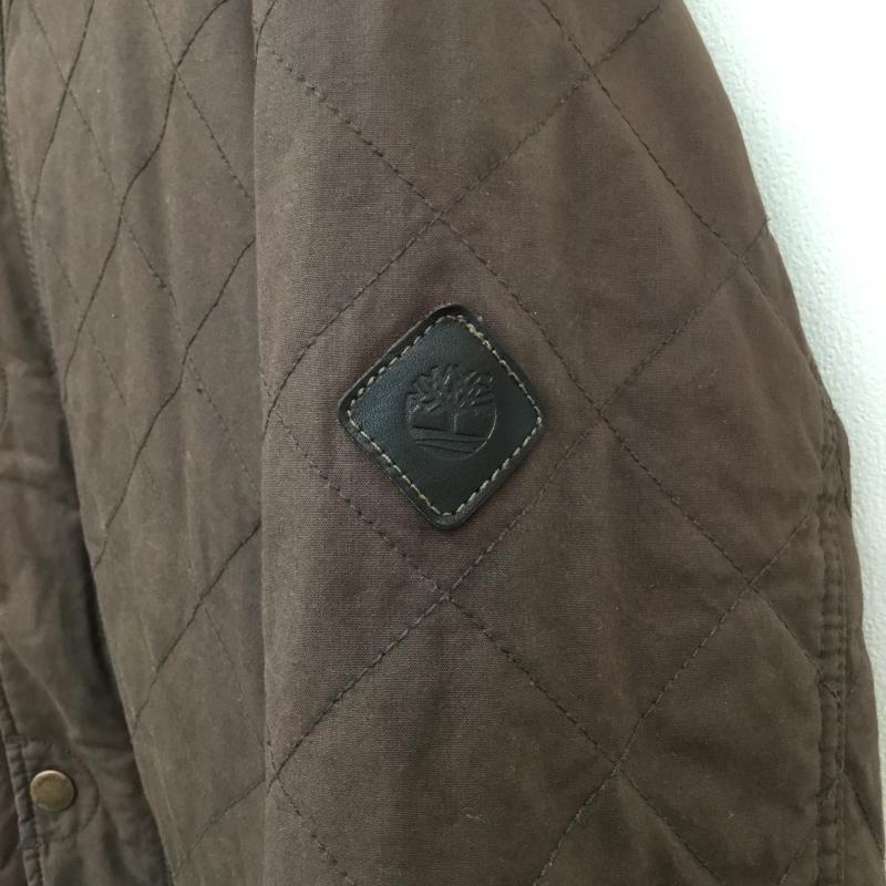 ティンバーランド Timberland ジャケット、上着 ジャケット、ブレザー Timberland × THE BRITISH MILLERAIN　オイルドキルティングジャケット XXL  茶 / ブラウン / X ダークブラウン / ダークブラウン /  メンズ USED 古着 中古 10123098