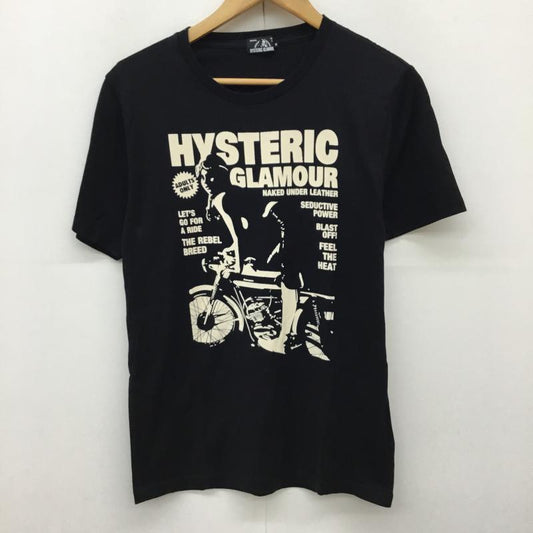 ヒステリックグラマー HYSTERIC GLAMOUR カットソー 半袖 0251CT33 M プリント 黒 / ブラック /  メンズ USED 古着 中古 10144398