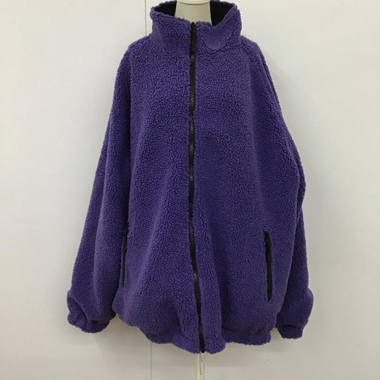 カスタネ Kastane ジャケット、上着 ジャンパー、ブルゾン kaz2012307a0002 REVERSIBLEBOAJACKET ジップアップフリースジャケット FREE 無地 紫 / パープル /  レディース USED 古着 中古 10114923